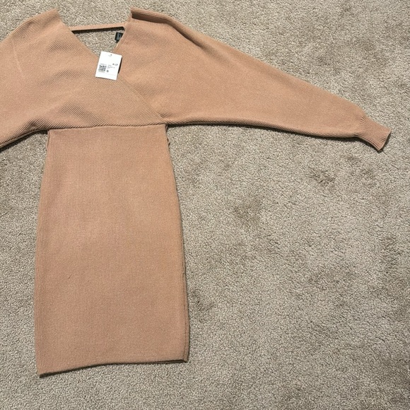 Sweater-Knit Wrap Dress - Picture 7 of 8